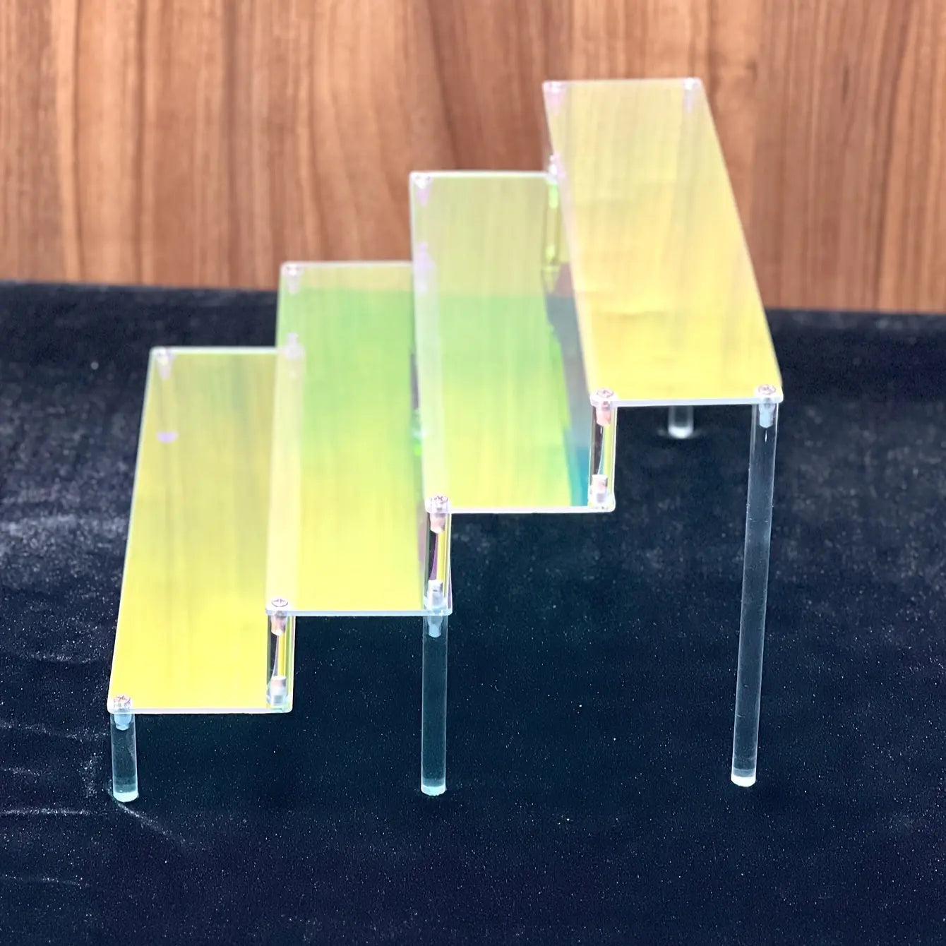 Luxury Colorful Acrylic Display Stand - Adjustable Multi-Layer Shelf for Jewelry, Cosmetics, Perfumes & Antiques - Perfect for Home Decor, Exhibition Rack Avivanastore