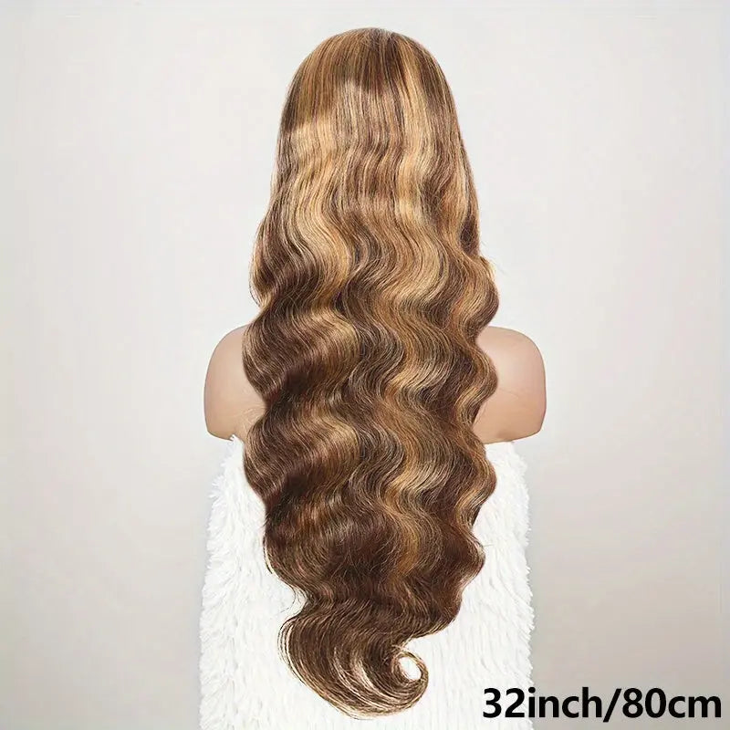 200 Density 4/27 Highlight Wig Body Wave Human Hair Lace Frontal Wigs 13x4 HD Lace Front Wig Human Hair For Woman