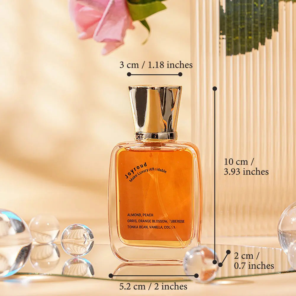 Joyroud Vanilla Amber Perfumes for Women, Exotic Oriental Floral Fragrance Spray for Modern Women, Peach & Almond, Sweet & Warm Eau De Parfum, Good Gift for Girls and Women Avivanastore
