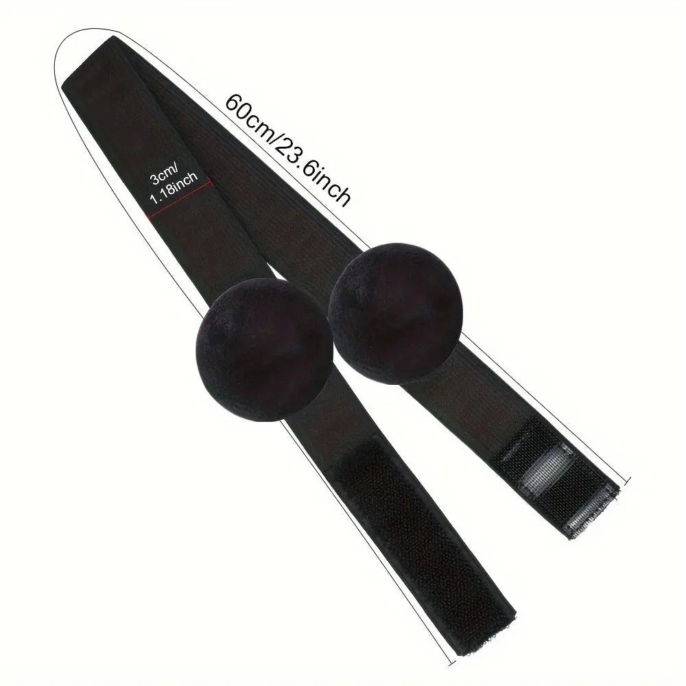 1Pc Lace Melting Bands With Ear Protection Pads Hair Elastic Band For Wigs Headband Edge Laying Scarf Edge Wraps For Fixed Lace Wigs Elastic Headband