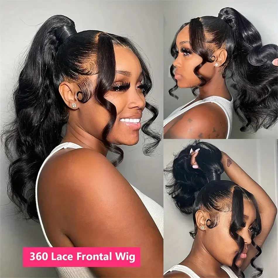 Body Wave Lace Front Human Hair Wig 360 Hd Lace Frontal Wig Loose Wave Brazilian Wigs Lace Fron Wig For Women