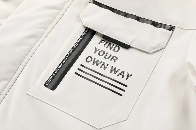 Men'S Winter Windbreaker Jacket with Warm Hood - Maroon Zip-Up Outdoor Coat, Stand Collar, Multiple Pockets, Casual Sporty Design for Cold Weather, Winter Jacket Avivanastore