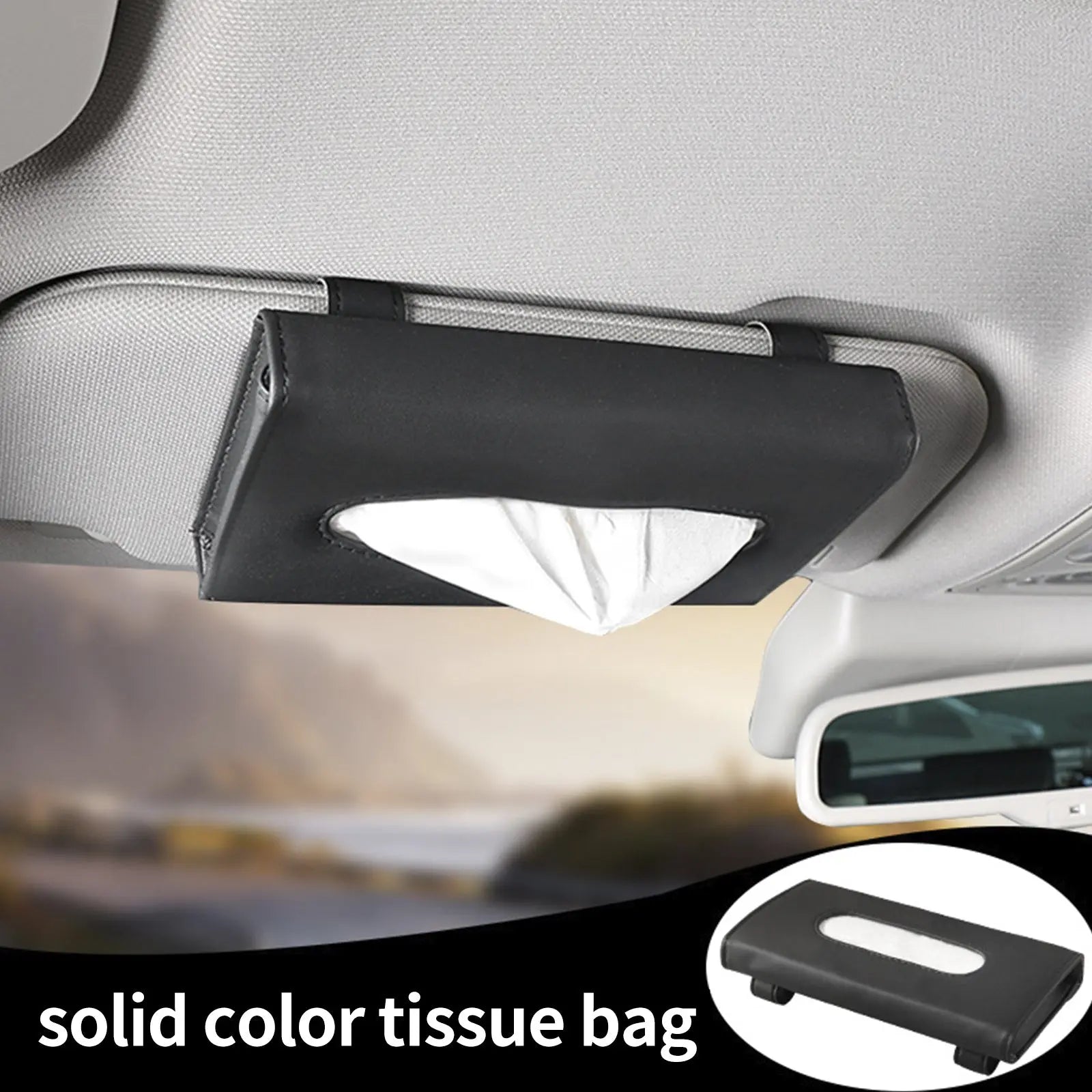 Automobile Sunshade Paper Towel Box Car - Mounted Fashion Pull-out Carton Avivanastore