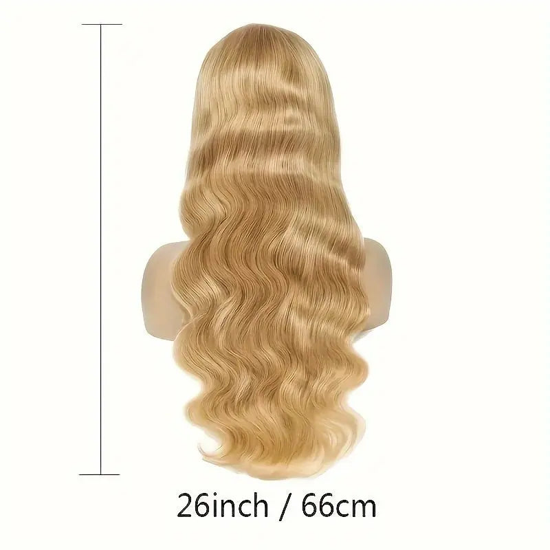 Honey Blonde Human Hair Wig 27# Honey Blonde Wig Highlight Ombre Blonde 13x6 HD Lace Front Wigs Human Hair 13*6 Honey Blonde Lace Front Wig Colored Body Wave Pre Plucked Baby Hair Glueless For Women Daily & Party