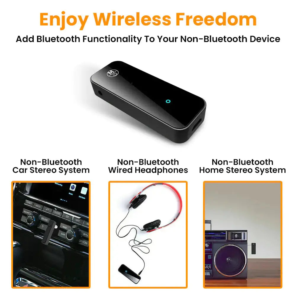 2 In 1 Bluetooth 5.0 USB Wireless Transmitter Avivanastore