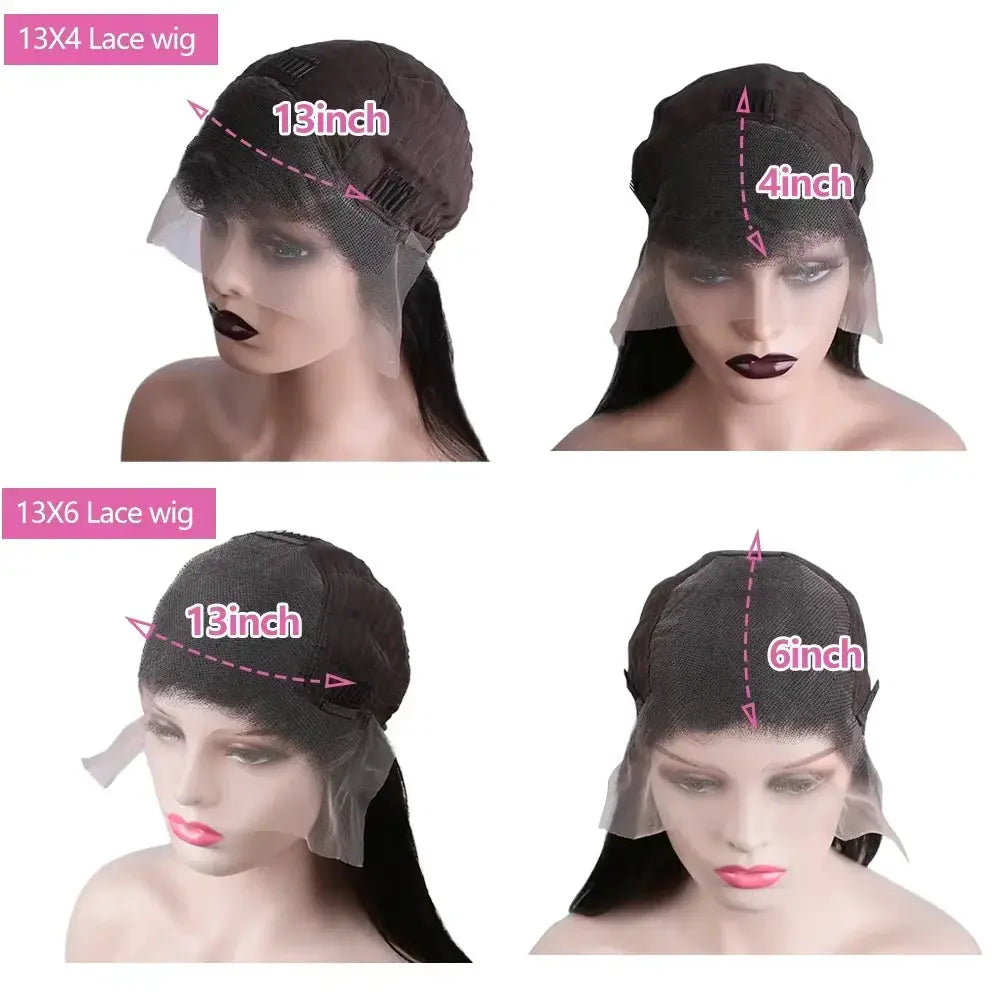 13x4 Bob Wig Human Hair Straight Lace Front Wigs Human Hair Short Bob Human Hair Wigs Black 4x4 Lace Front Wig Human Hair Wigs