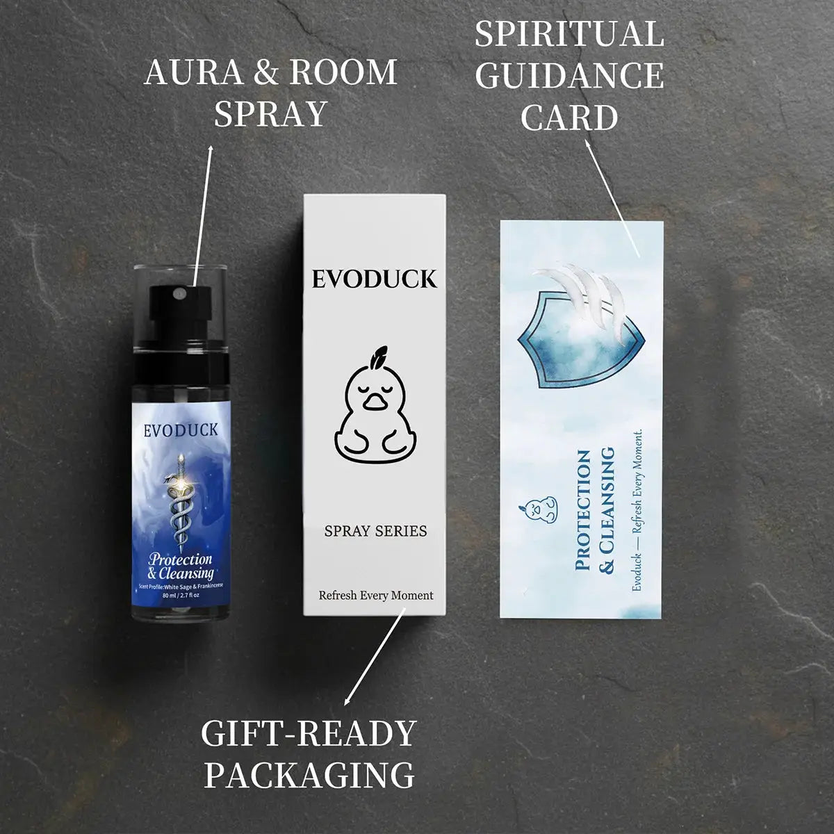 80ml Perfume Body Deodorant Spray Air Freshener Law of Attraction Protection Manifestation Energy Long-lasting Natural Fragrance