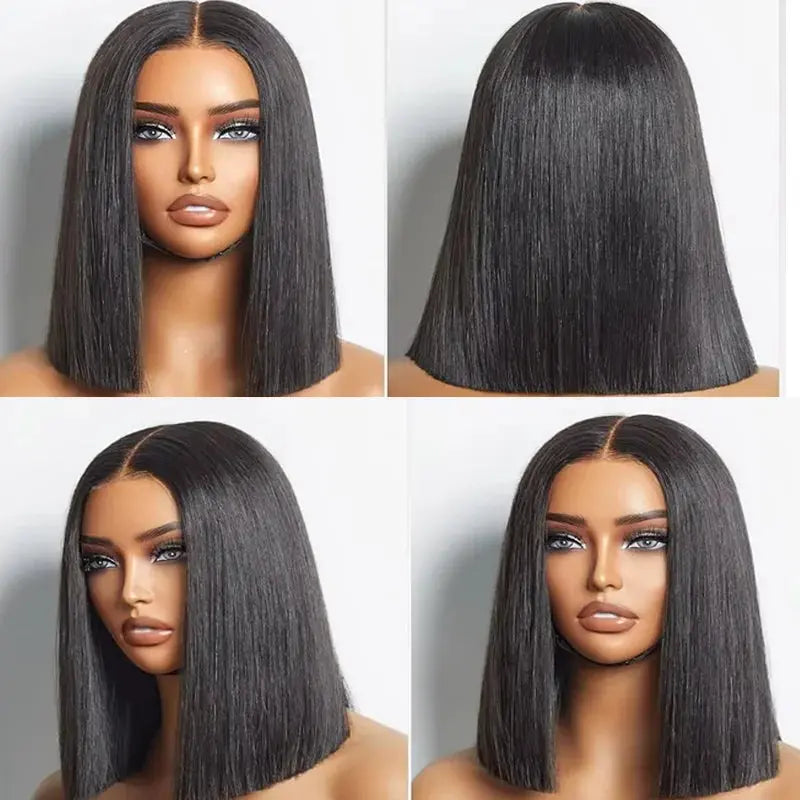 13x4 Bob Wig Human Hair Straight Lace Front Wigs Human Hair Short Bob Human Hair Wigs Black 4x4 Lace Front Wig Human Hair Wigs