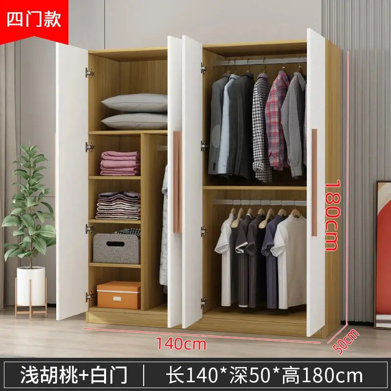 Bedroom Furniture Wardrobe Clothes Closet Cabinet Bedroom Mobile Armoire Furniture Cupboard Big Closet