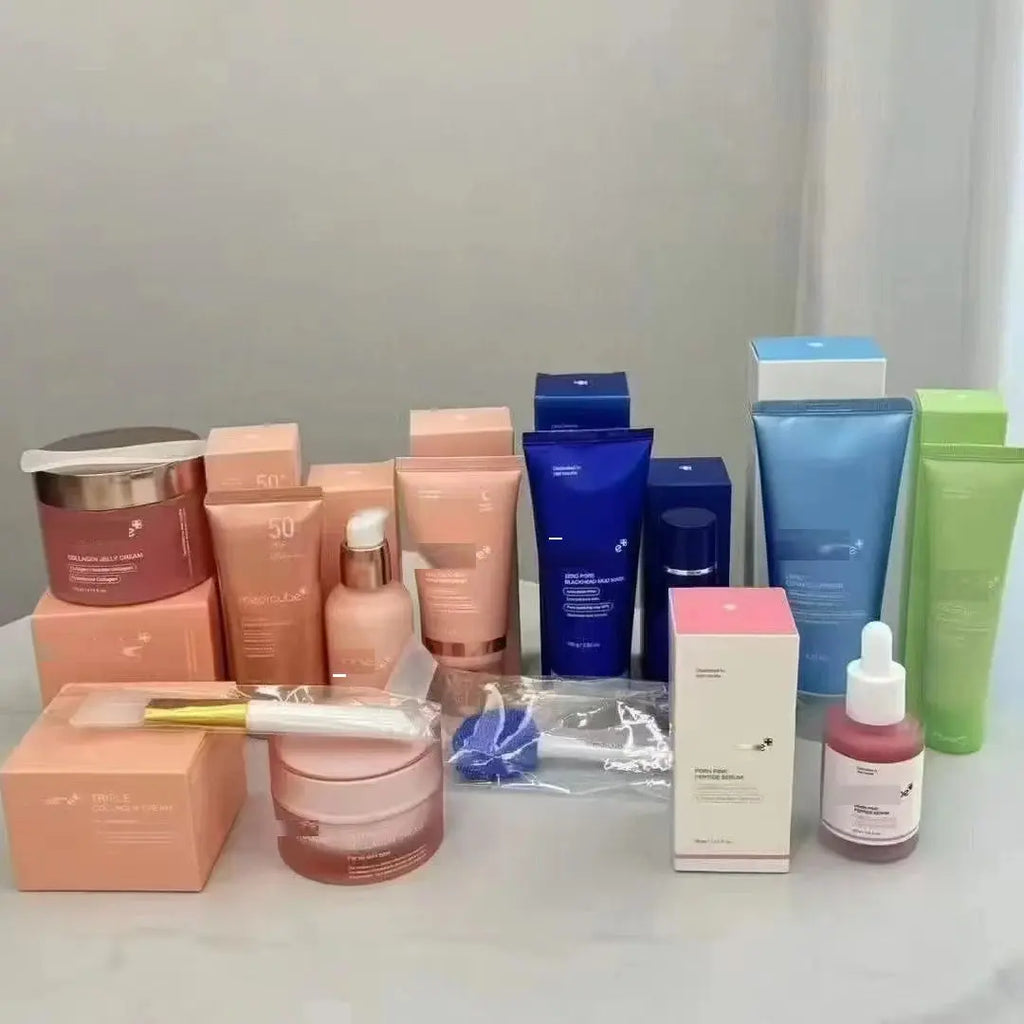 High Quality Korean Skincare Series for Serum Toner Mask Capsule Cream Moisturizing Tight Glowing Brighten Remove Black Spots