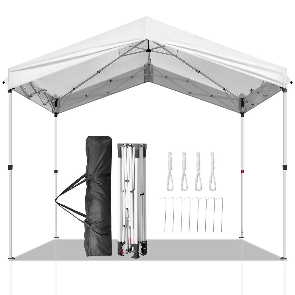 10X10ft   Outdoor Canopy Pop-up Gazebo White Avivanastore
