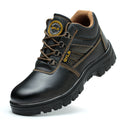 CHITED Leather Steel Toe Labor Shoes Anti-Smashing Anti-Piercing Protective Work Shoes Industrial Safety Shoes
