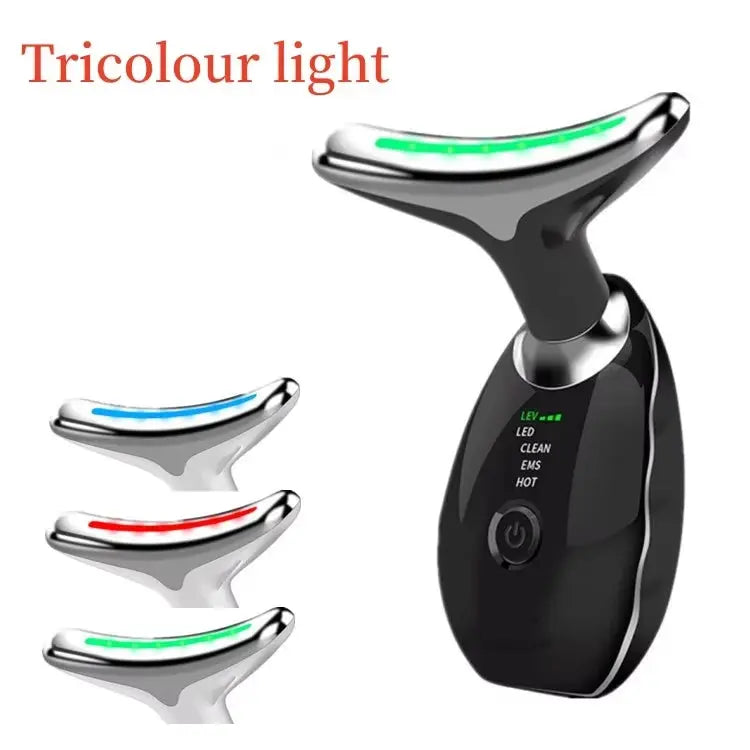 Women's Skincare 7 Colorful Facial and Neck Sculpting Tools Rechargeable Vibrating Facial Massager Anti-wrinkle Facial and Neck