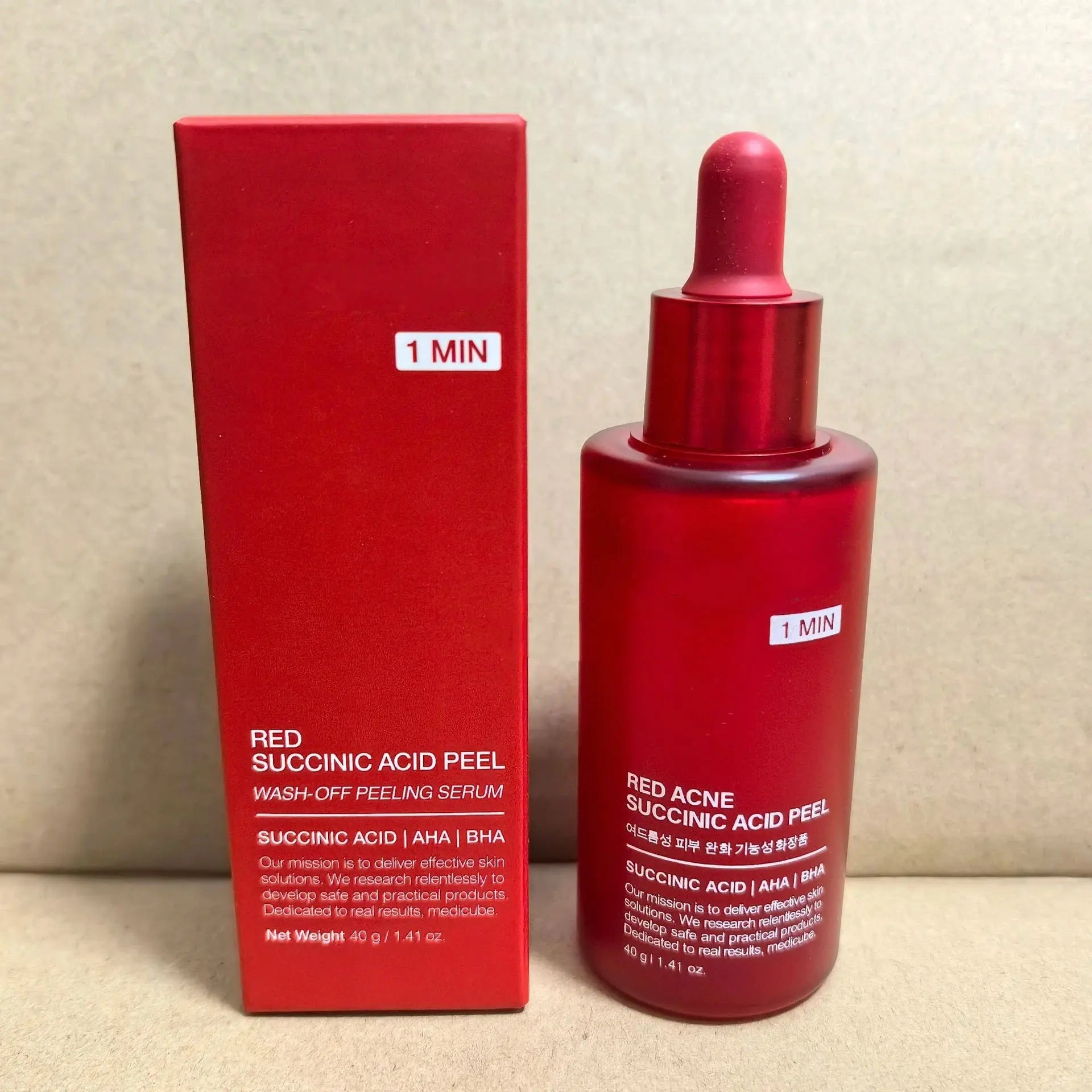 Wholesale Custom-Made American 21% Acid Exfoliation (AHA + BHA + Succinic Acid) Anti-Wrinkle Face Korean Skincare