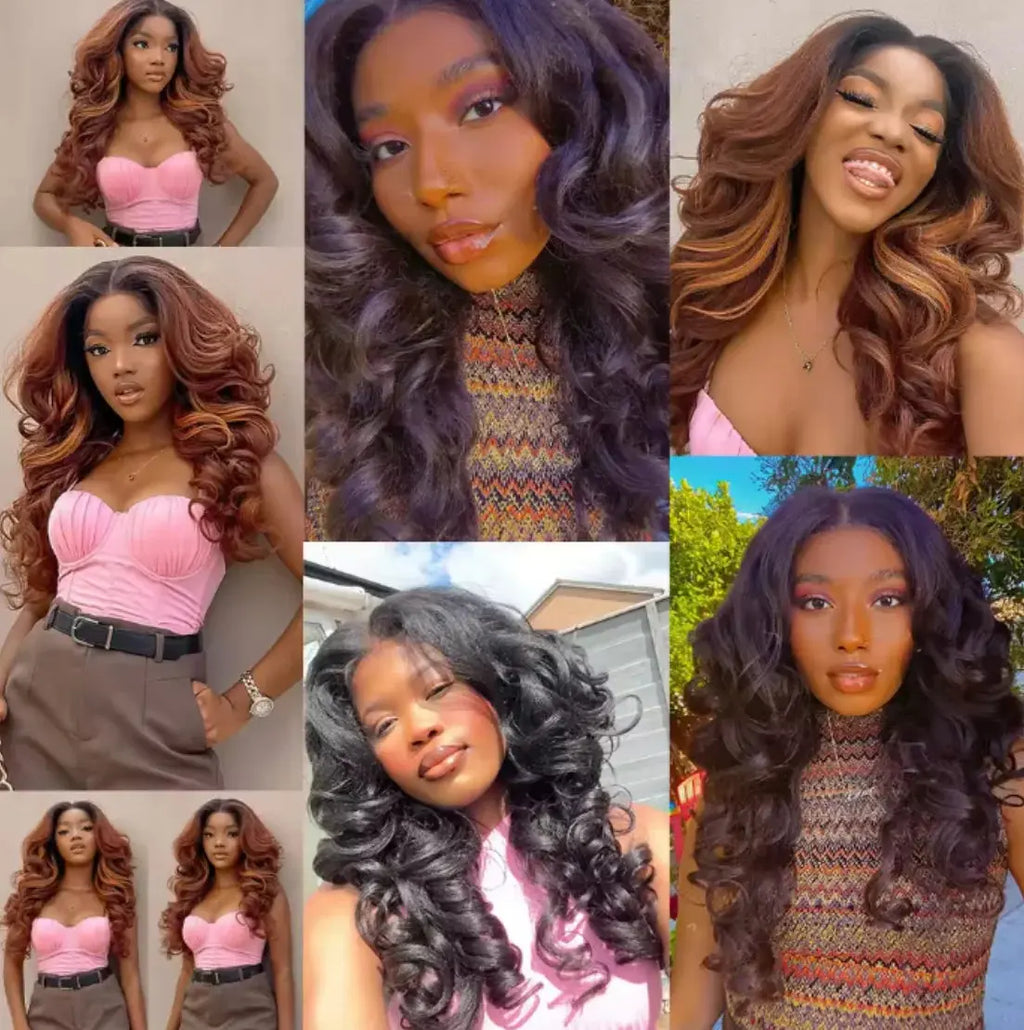 Latisha 13X6 Frontal New Arrival Natural Premium Curly Wave Heat Resistant French Curl Synthetic Blend Hair Full Lace Front Wigs