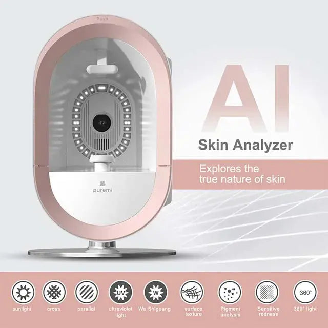 AI-Powered Skin Scanner - 4K HD Camera & Easy Operation | Customizable Skincare Recommendation & Auto Report for Beauty Salon