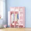 Factory Outlet Hot Selling Cheap Price Two Size Room Organizer Storage Home Furniture Wardrobe for Clothes and Shoes