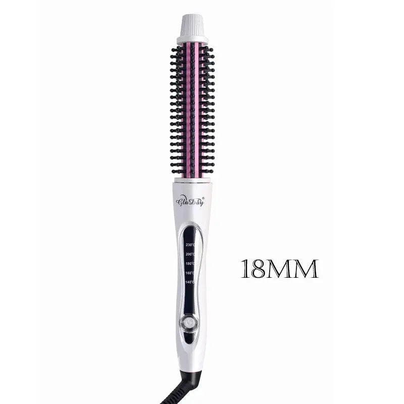 Hair Curler Hair Straightening Brush Hot Heating Comb Hair Straight Styler Corrugation Curling Iron Hair Curler Comb Avivanastore