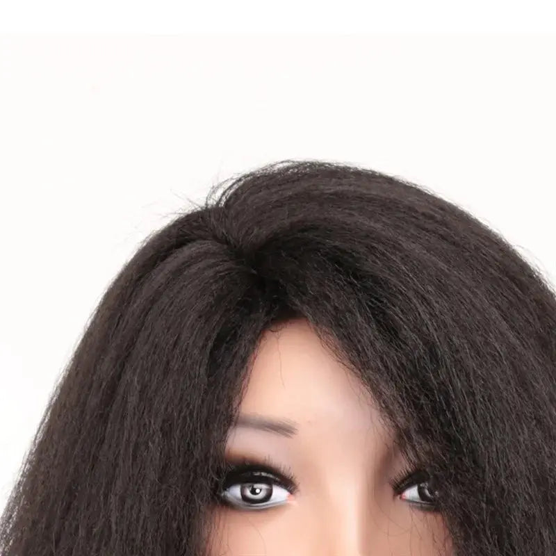 20-Inch Heat Resistant Light Brown Lace Synthetic Wig for Women Natural Wavy Wig