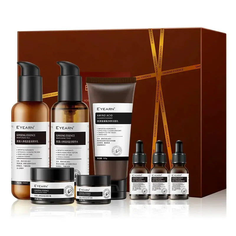 Private Label Carnosine Skin Care Anti-Aging Skincare Routine Korean Red Ginseng Essential Nourishing Facial Care