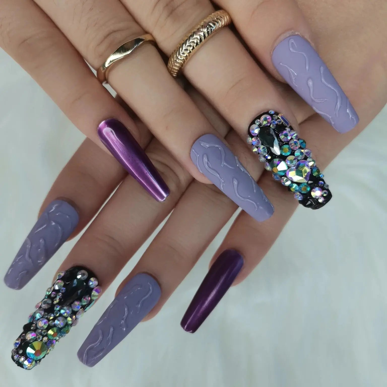 2026 Custom Acrylic Artificial Fingernails Handmade Press-on Nails with Logo Unique New Style Customized Packaging for Designers