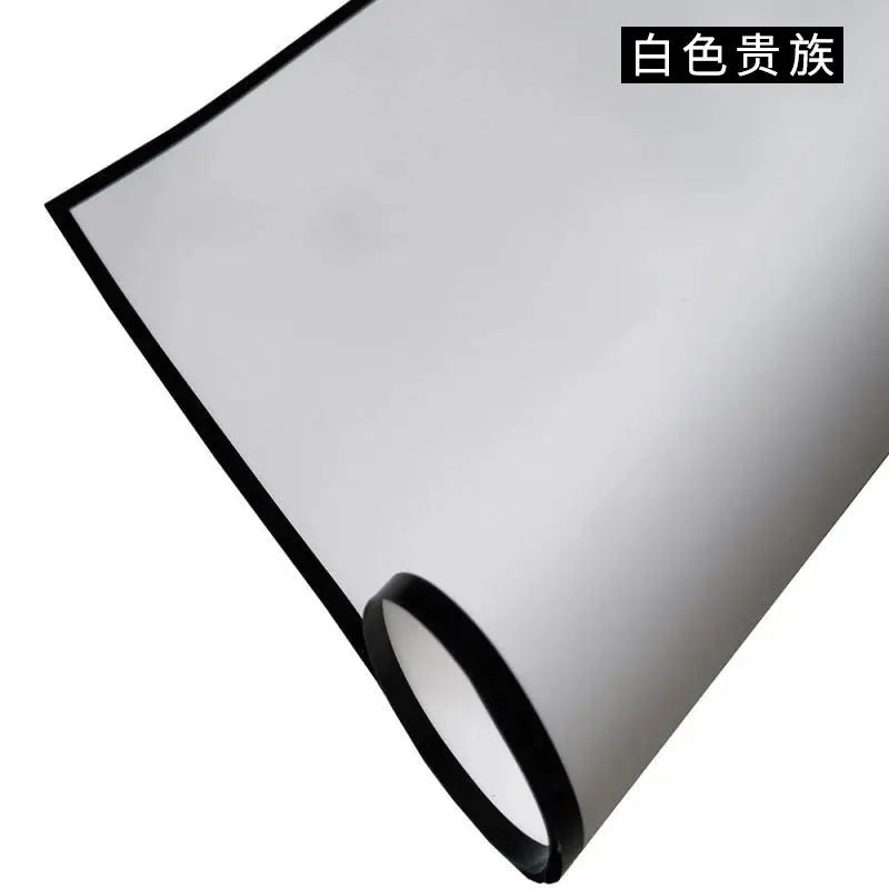 Design Golden Edge Wholesale Plastic Waterproof Frame Gift for Packaging Floral Custom Bouquet Flowers Wrapping Paper Avivanastore