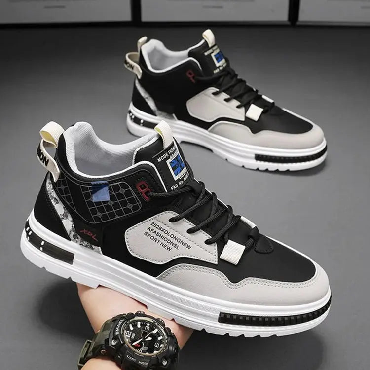 Y Men's Shoes New Breathable High-top Thick-soled Sports Casual Board Shoes for Men