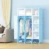 Factory Outlet Hot Selling Cheap Price Two Size Room Organizer Storage Home Furniture Wardrobe for Clothes and Shoes