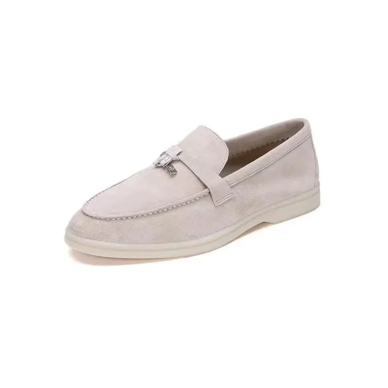 New Men's Loafers with One Foot Kick Casual Style Plus Size Workwear Men's Shoes