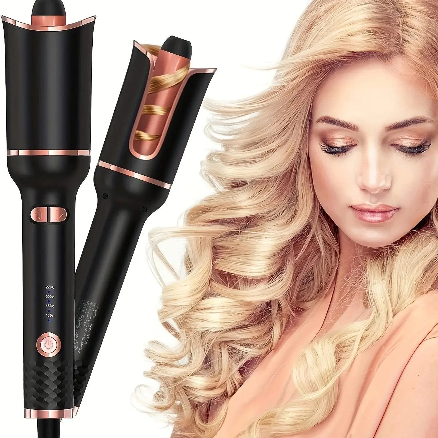 Automatic Hair Curler Auto Hair Curling Iron Ceramic Rotating Air Curler Air Spin Wand Styler Curl Machine Magic Hair Curler Avivanastore