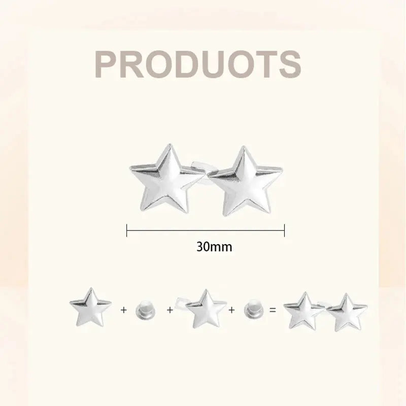 Tightener Adjustable Waist Buckle For Jeans No Sewing Required Star Button Adjuster For Pants And Skirts Waist Avivanastore