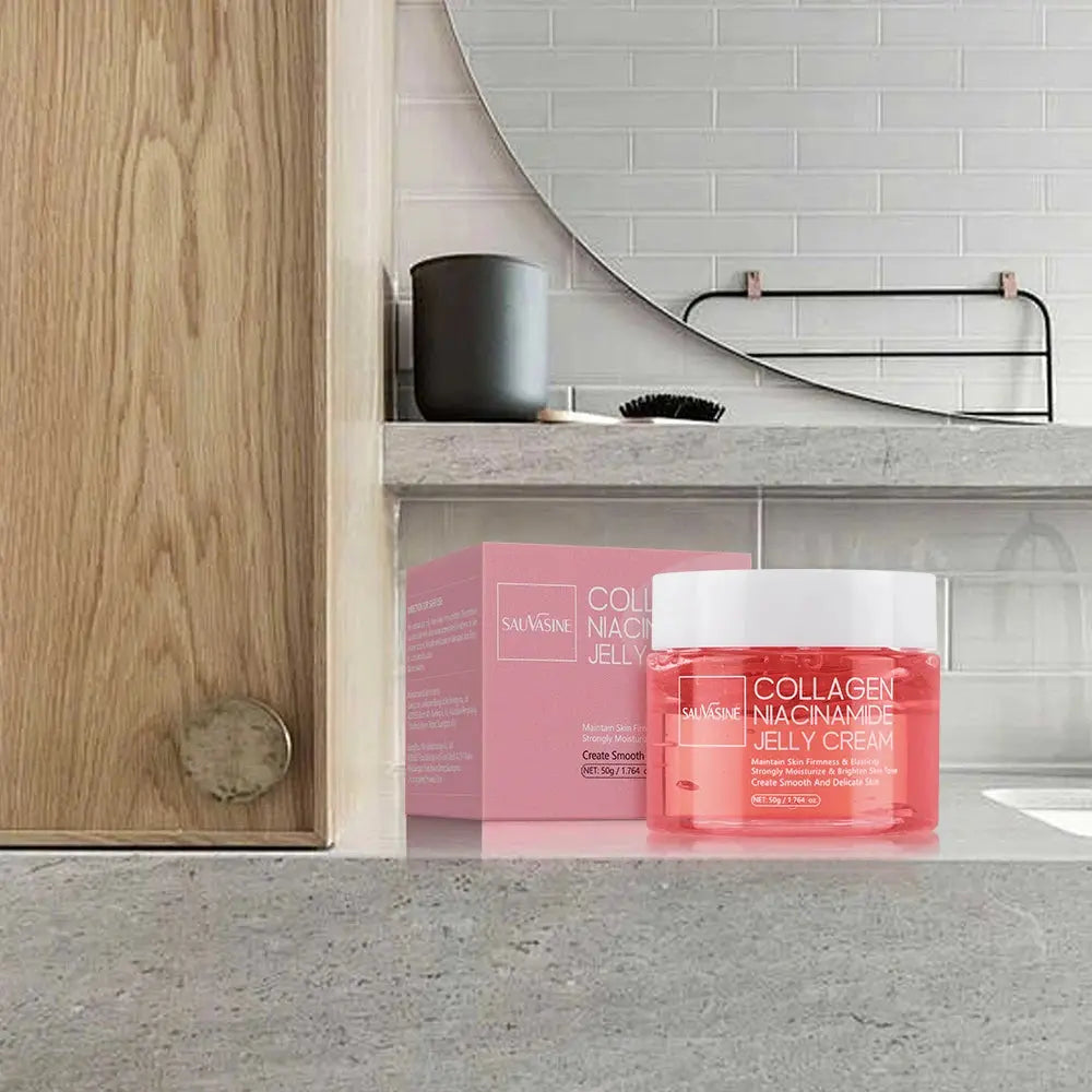 24h Glow & Lifted Collagen Jelly Cream Niacinamide And Hydrolyzed Collagen Strengthen The Skin Barrier And Moisturize The Skin Avivanastore