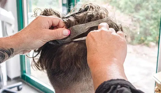 Human Hair Toupee for Men Blonde Hair System 8x10" Full Lace Hair Units Light Brown Real Human Hair Replacement System