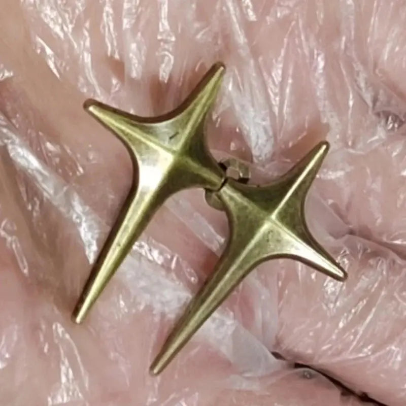 Trendy Cross Star Waist Buckle Adjustable Detachable Pants Clips Waist Tightener Nail-free Metal Button Snaps For Jeans Decor Avivanastore