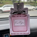 Perfume Bottle with Freesia and English Pear Scent (International Trend) Car Air Freshener, Wardrobe Air Freshener, Perfume, Rearview Mirror Decoration, Car Accessories Interior Pendant, Natural Fragrance to Purify the Air, A
