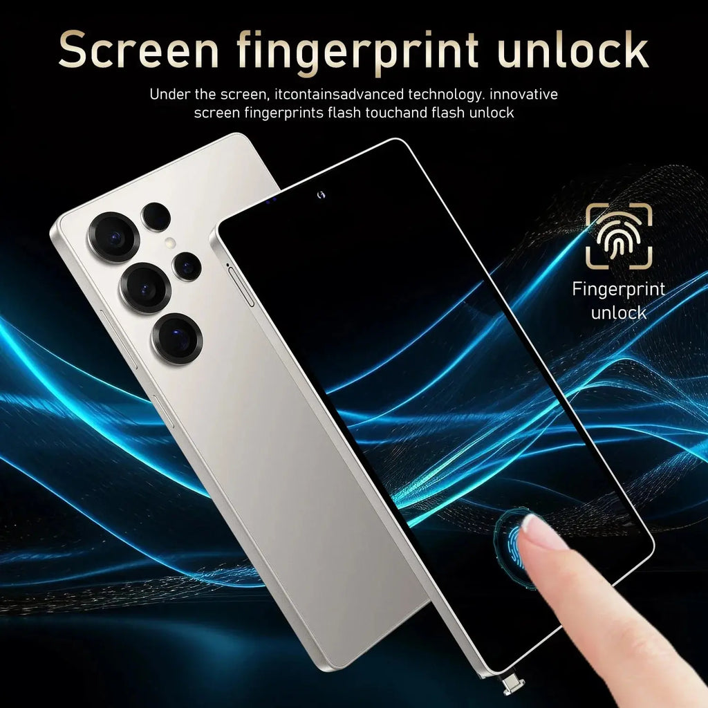 Global Vision S24 Ultra Smartphone 5G Android 5800mAH 8GB RAM 512G ROM 6.8Inch 1920x1080HD 24+48MP MTK10 4G Network Mobile Phone Avivanastore