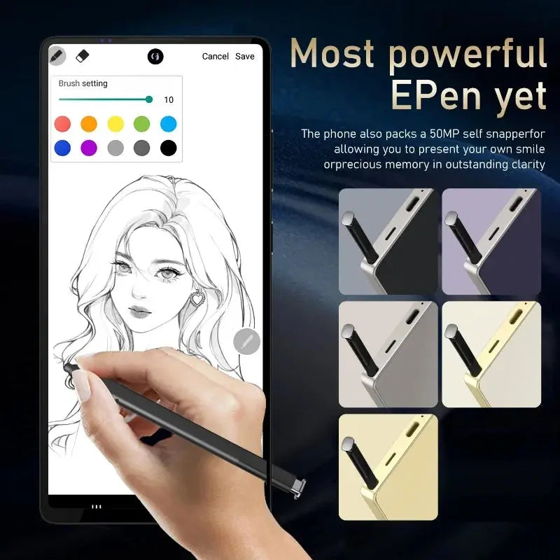 Global Vision S24 Ultra Smartphone 5G Android 5800mAH 8GB RAM 512G ROM 6.8Inch 1920x1080HD 24+48MP MTK10 4G Network Mobile Phone Avivanastore