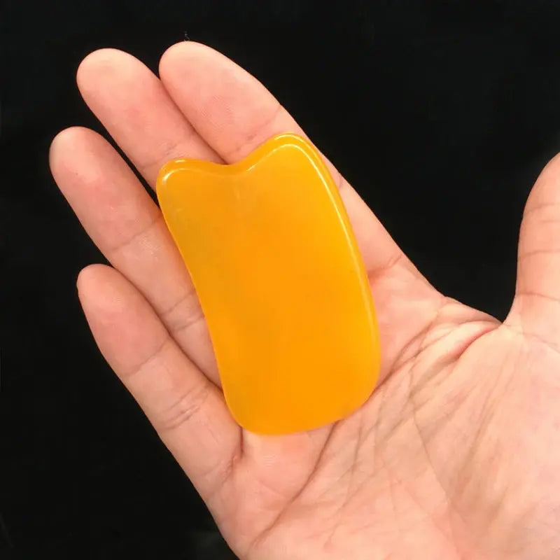 Natural Resin Gua Sha Scraper Facial Massager Tool Quartz Guasha Massage Board Face Lift Slim Gouache Scraper Scraping Plate Avivanastore