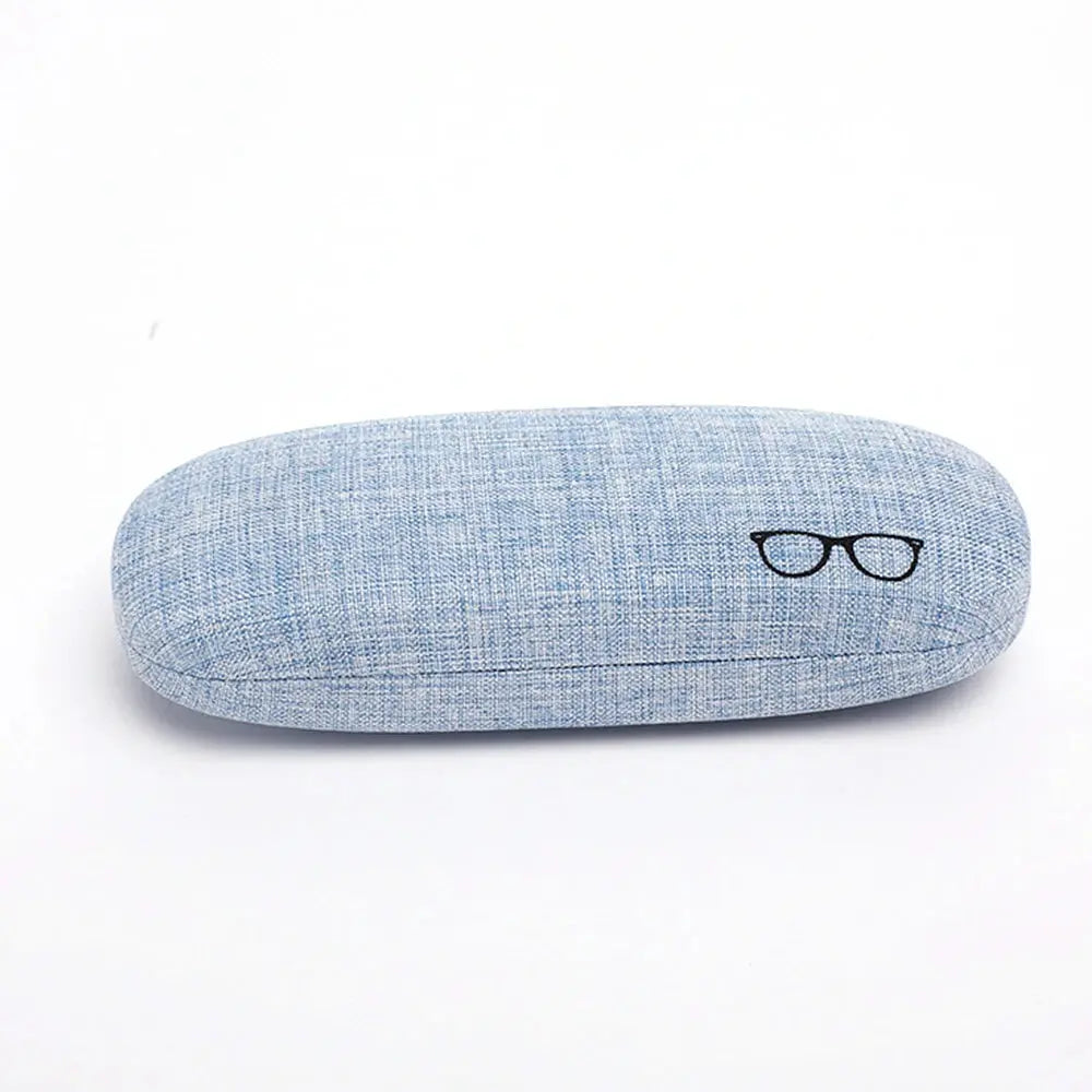 KLASSNUM Hard ShellS Fashion Glasses Case Linen Fabrics Eyewear Cases Cover Protective for Men Women Sunglasses Glasses Box Avivanastore