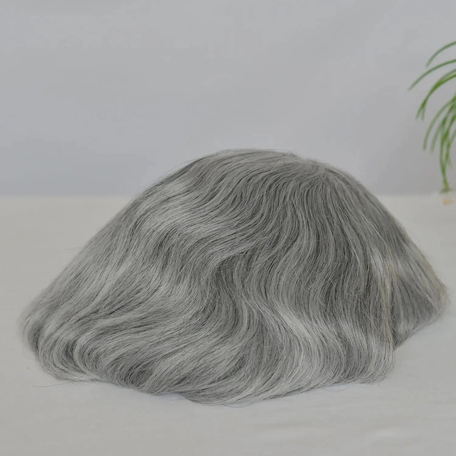 Human Hair Toupee for Men Blonde Hair System 8x10" Full Lace Hair Units Light Brown Real Human Hair Replacement System