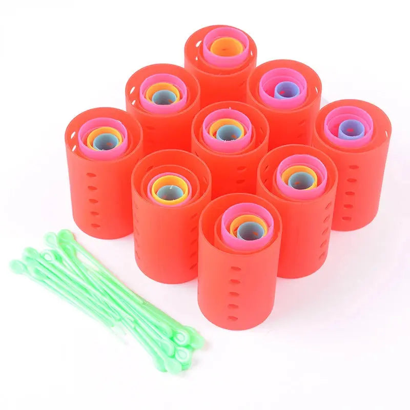 Hair Rollers Self Grip Hook Hair Curlers Heatless Hair Roller Salon Hair Dressing Curlers Jumbo Size Sticky Hair Styling Tools Avivanastore