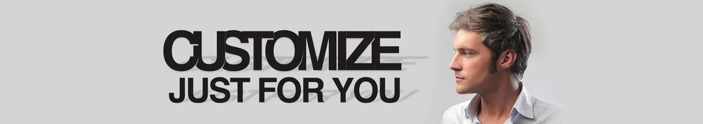 Human Hair Toupee for Men Blonde Hair System 8x10" Full Lace Hair Units Light Brown Real Human Hair Replacement System