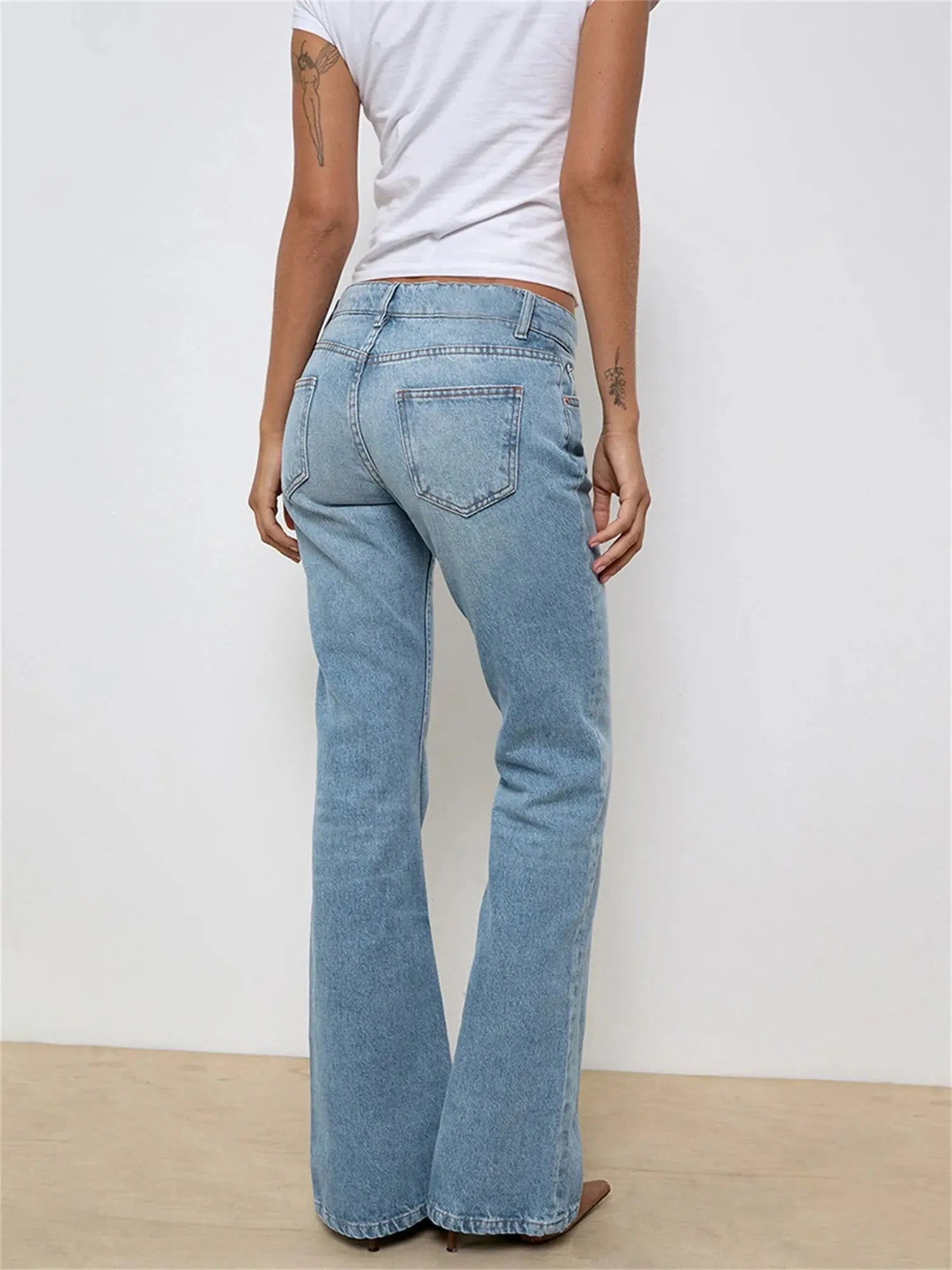 Women s Skinny Jeans High Waist Stretch Denim Pants with Distressed Details and Frayed Hem for Casual Chic Style Avivanastore