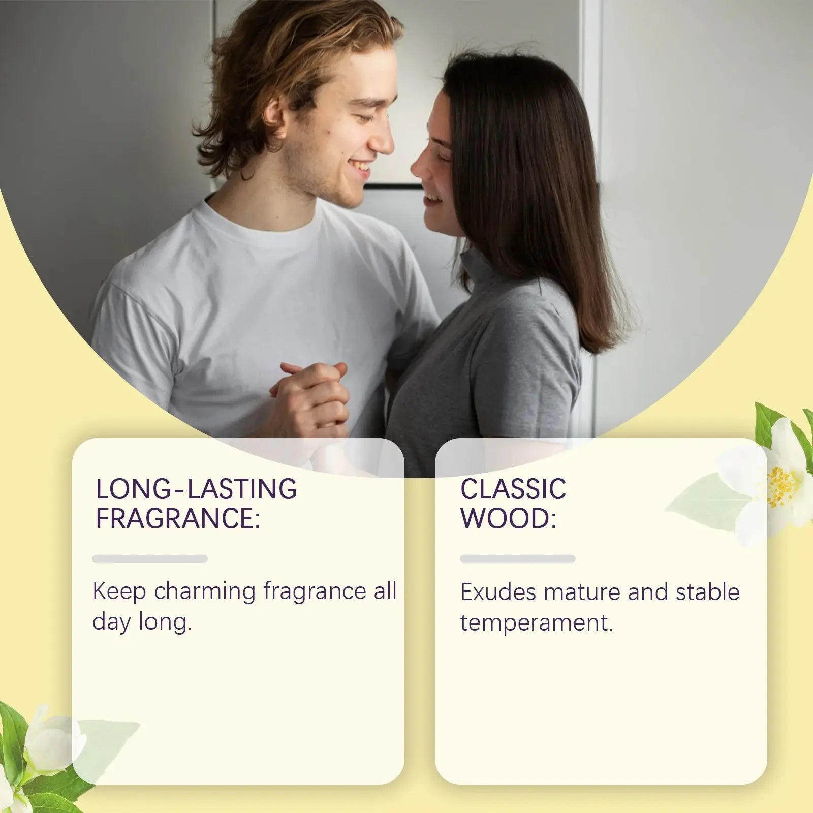 50ML Wooden Perfume Lasting Fragrance Elegant Fresh Natural Eau High-level Business Portable Perfume Niche Temperament Perfume