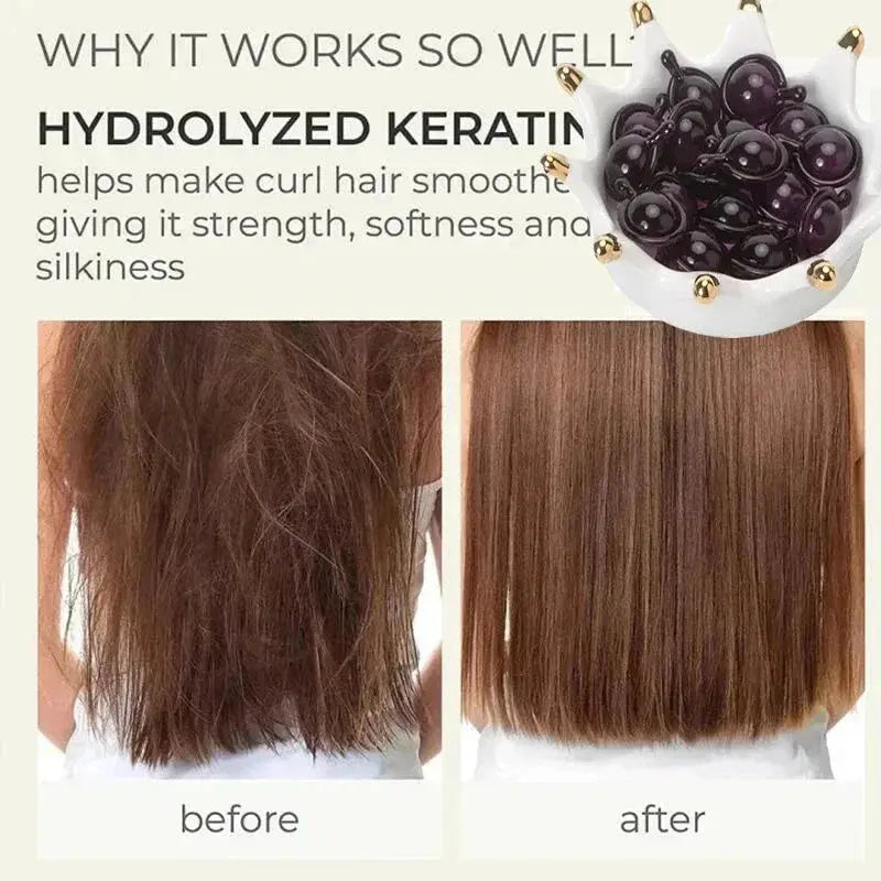 Hair Vitamin Capsule Keratin Oil Fast Restore Soft Smooth Shiny Hair Care Nourish Repair Hair Damaged Splitting Treatment Produc Avivanastore