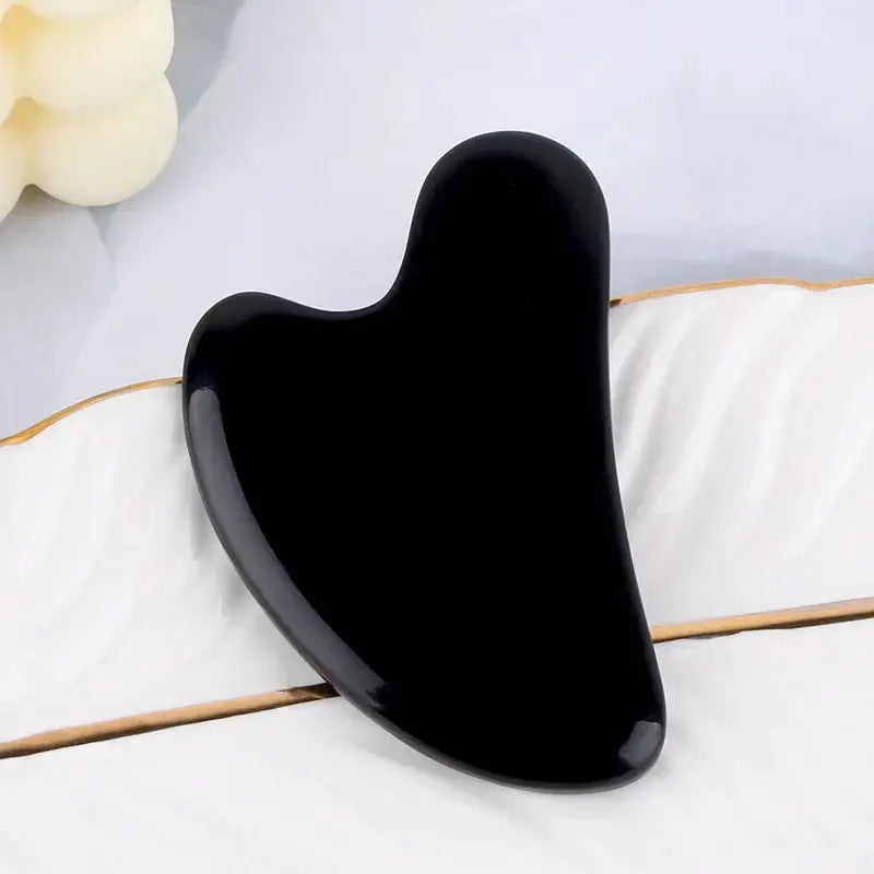 Natural Resin Gua Sha Scraper Facial Massager Tool Quartz Guasha Massage Board Face Lift Slim Gouache Scraper Scraping Plate Avivanastore