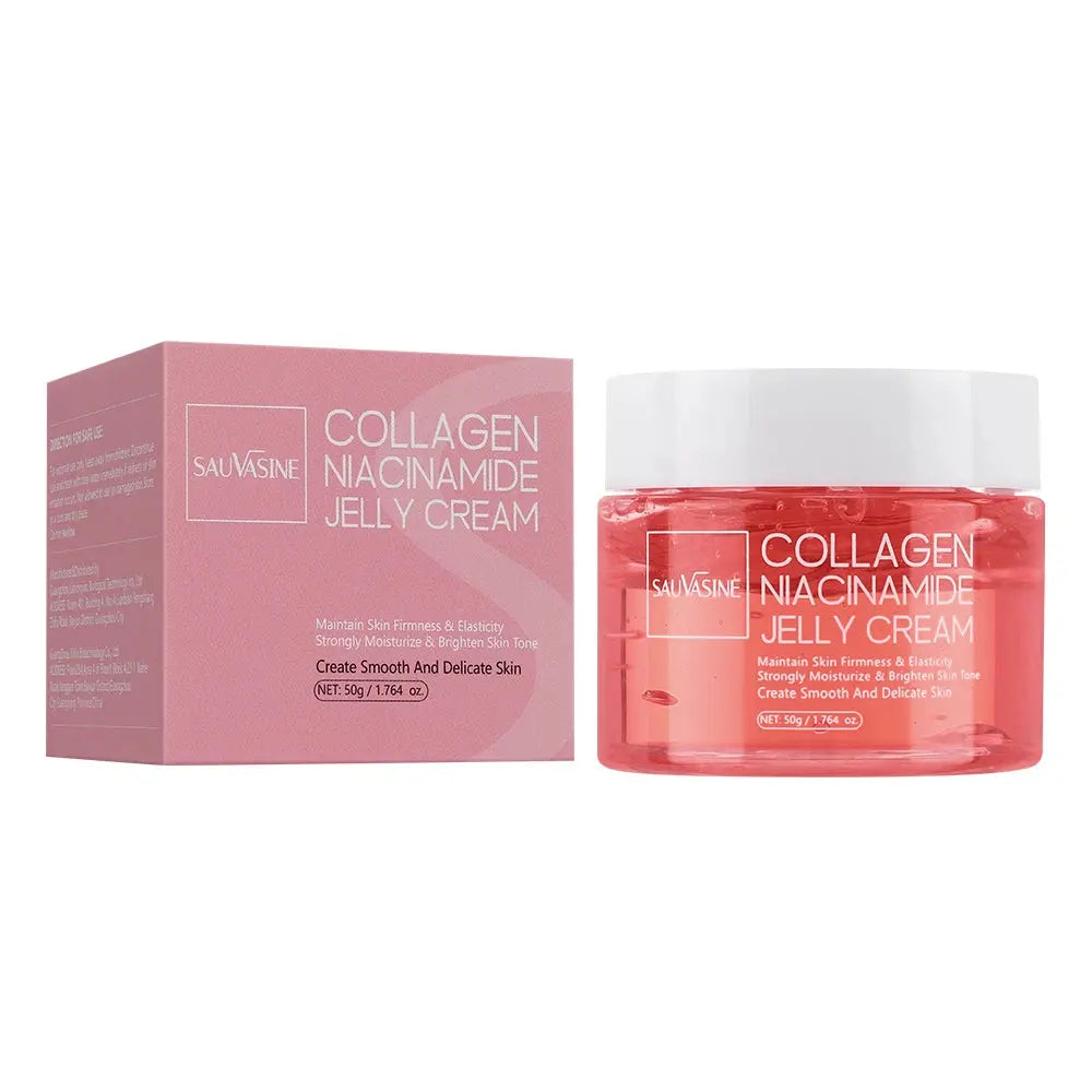 24h Glow & Lifted Collagen Jelly Cream Niacinamide And Hydrolyzed Collagen Strengthen The Skin Barrier And Moisturize The Skin Avivanastore