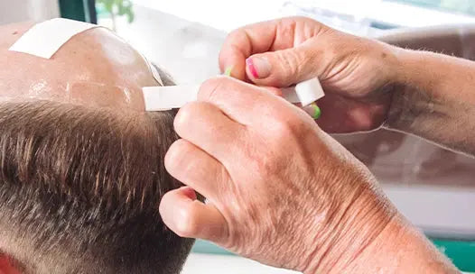 Human Hair Toupee for Men Blonde Hair System 8x10" Full Lace Hair Units Light Brown Real Human Hair Replacement System