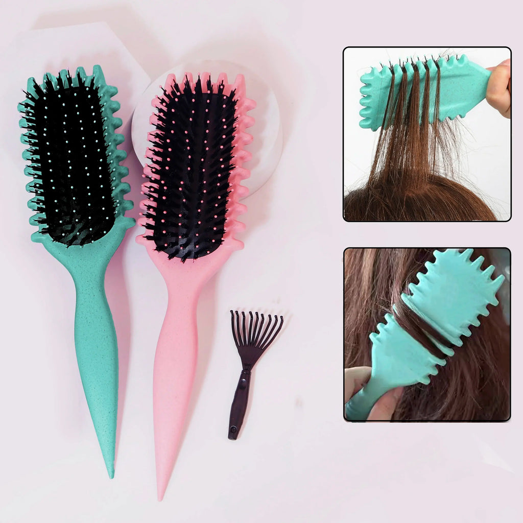 1PCS Curly Hair Definition Styling Brush Wrinkle Removal Hair Brush Entangled Wet Curly Hair Comb Styling Curly Hair Tool Avivanastore
