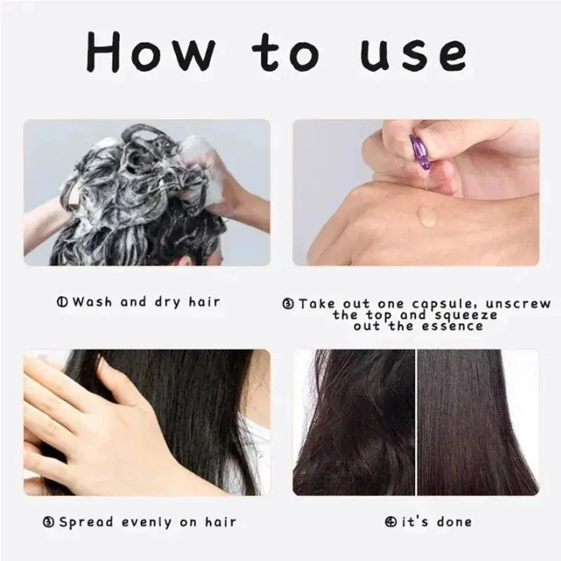 Hair Vitamin Capsule Keratin Oil Fast Restore Soft Smooth Shiny Hair Care Nourish Repair Hair Damaged Splitting Treatment Produc Avivanastore